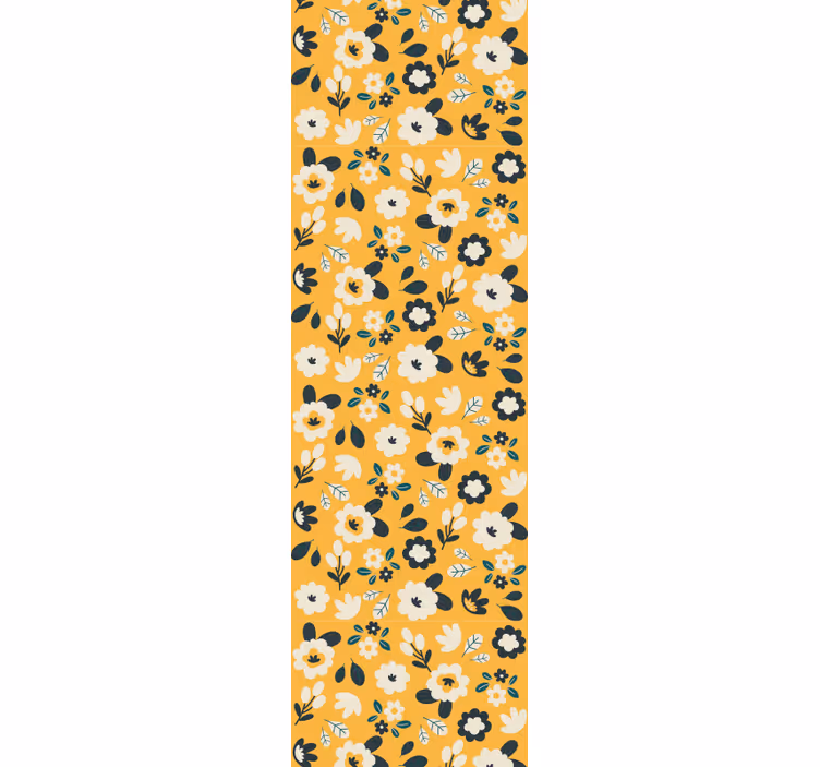 Papier peint floral chambre à coucher florale - TenStickers