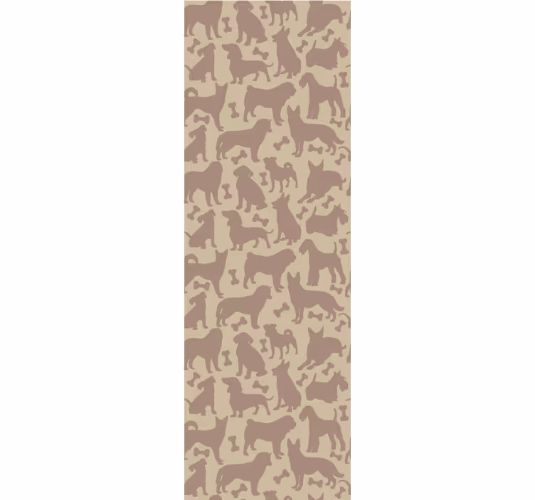 Papier peint chiens motifs félins - TenStickers