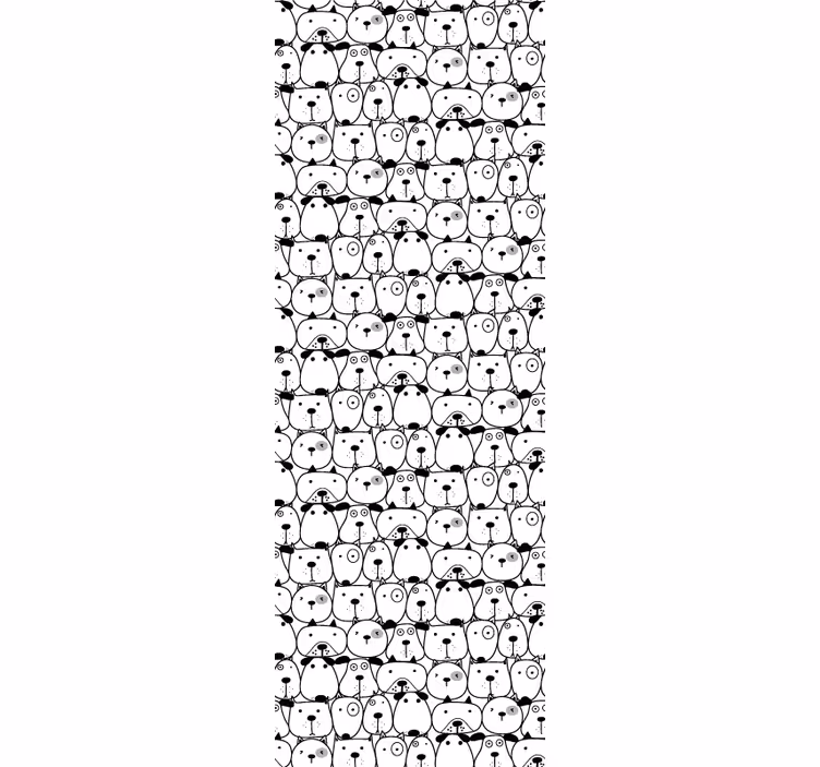 Papier peint chats félins esquissés - TenStickers