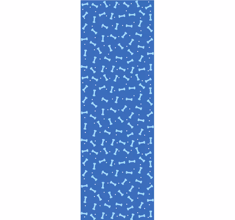 Papier peint chiens motif d'os géométrique - TenStickers