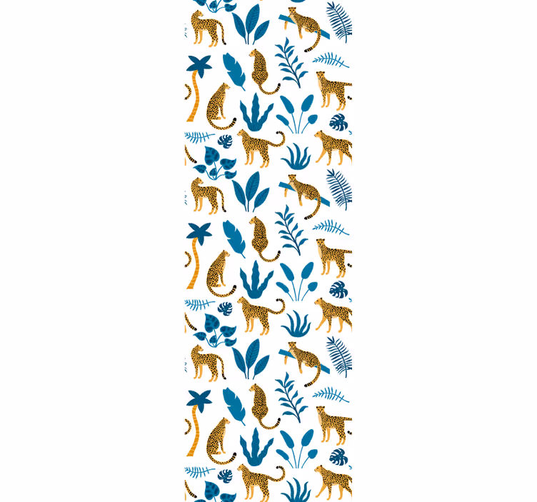 Papier peint animaux faune de la jungle flore - TenStickers