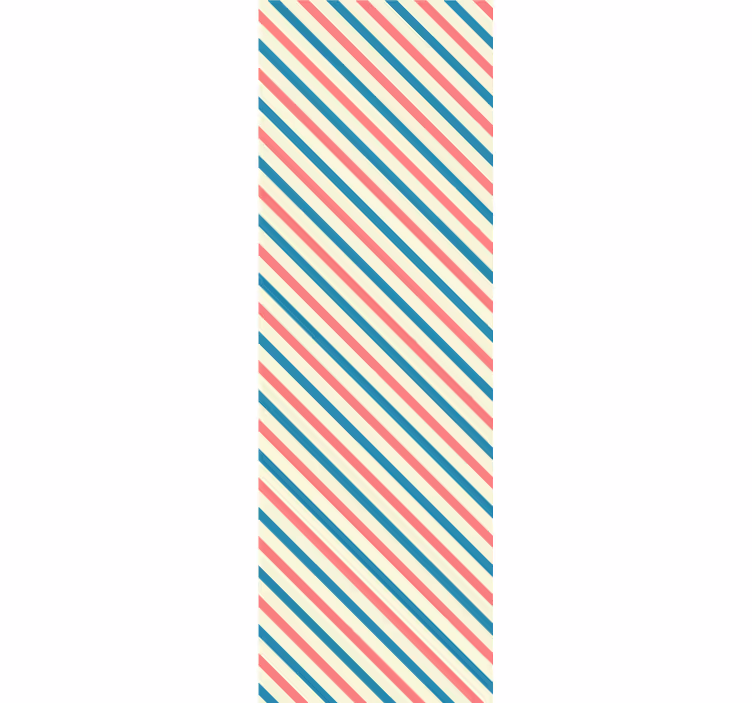 Papier peint rayures motif de lignes obliques - TenStickers