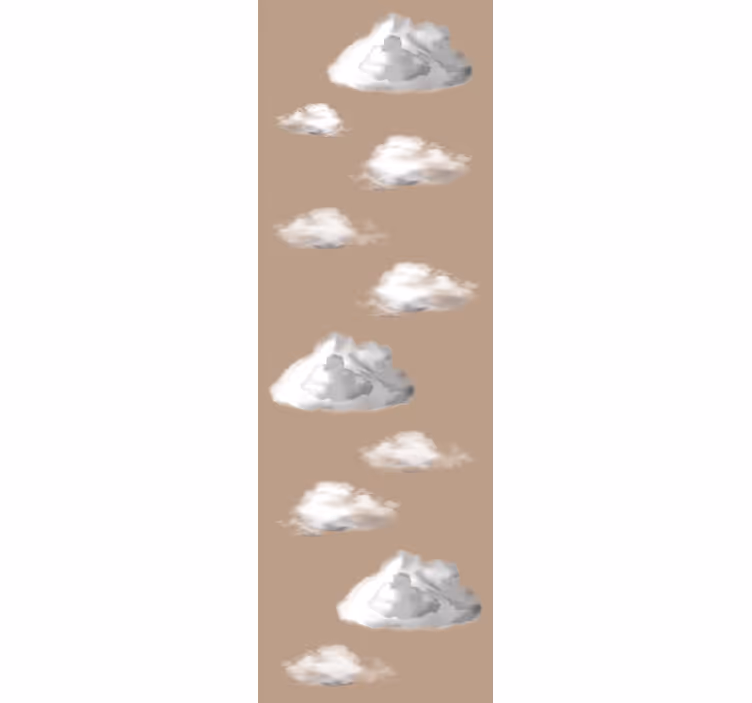 Papier peint nature motif ciel nuageux - TenStickers