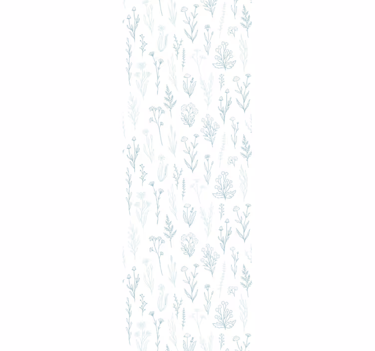 Papier peint fleuri flore botanique - TenStickers