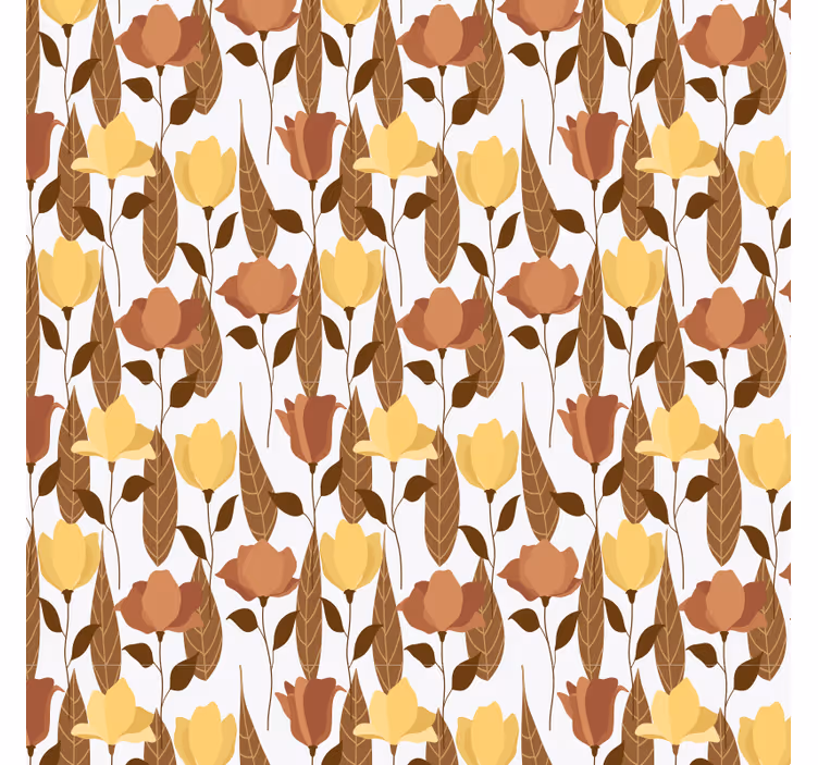 Papier peint floral affichage d'arrangements floraux - TenStickers