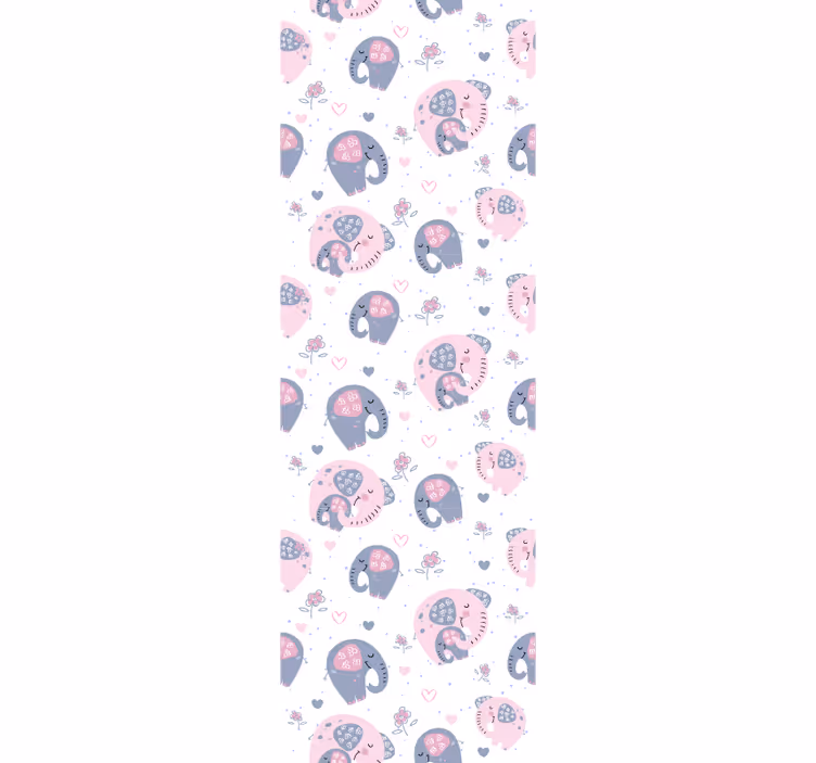 Papier peint chambre enfant modèles de ballons d'éléphants - TenStickers