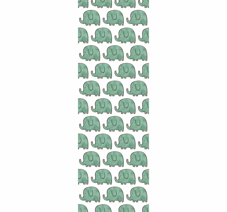 Papier peint éléphants Élégants Éléphants - TenStickers