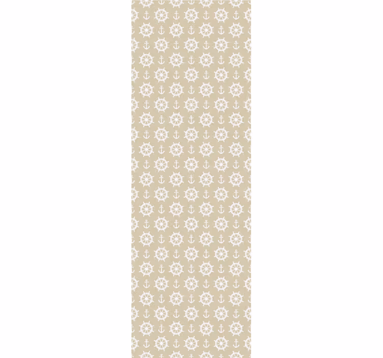 Papier peint carrelage conception de motifs nautiques - TenStickers