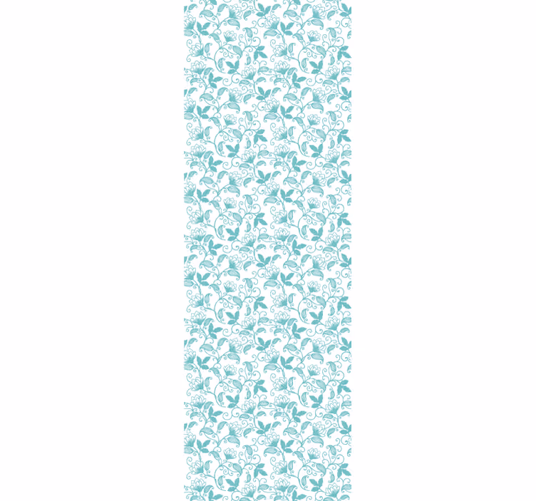 Papier peint feuillage rouleaux ornés - TenStickers