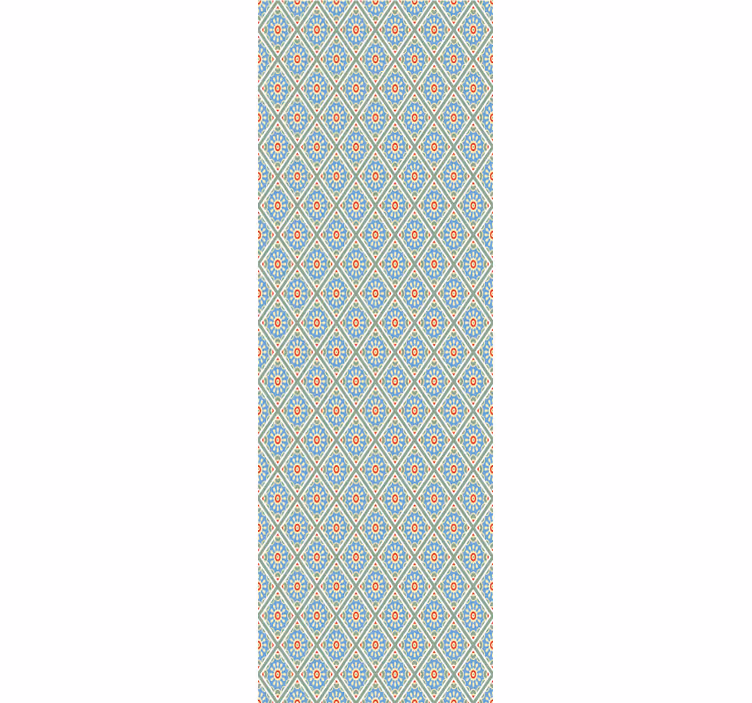 Papier peint carrelage détail du motif des carreaux - TenStickers