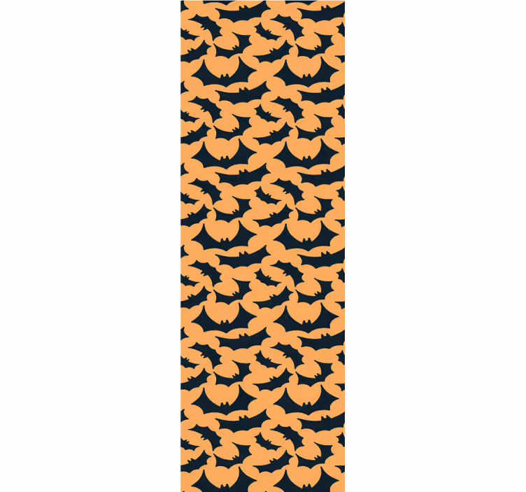 Papier peint halloween motif chauves-souris - TenStickers