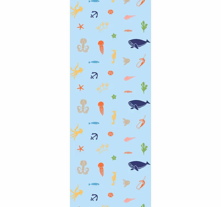 Papier peint animaux modèle de la faune océanique - TenStickers