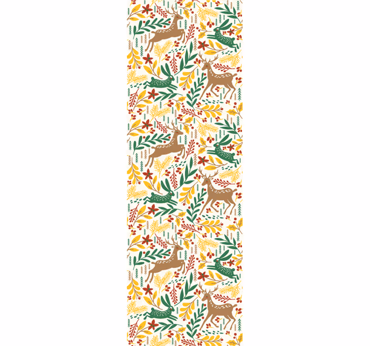 Papier peint animaux modèle de faune forestière - TenStickers