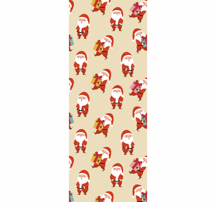 Papier peint de Noël personnages festifs - TenStickers