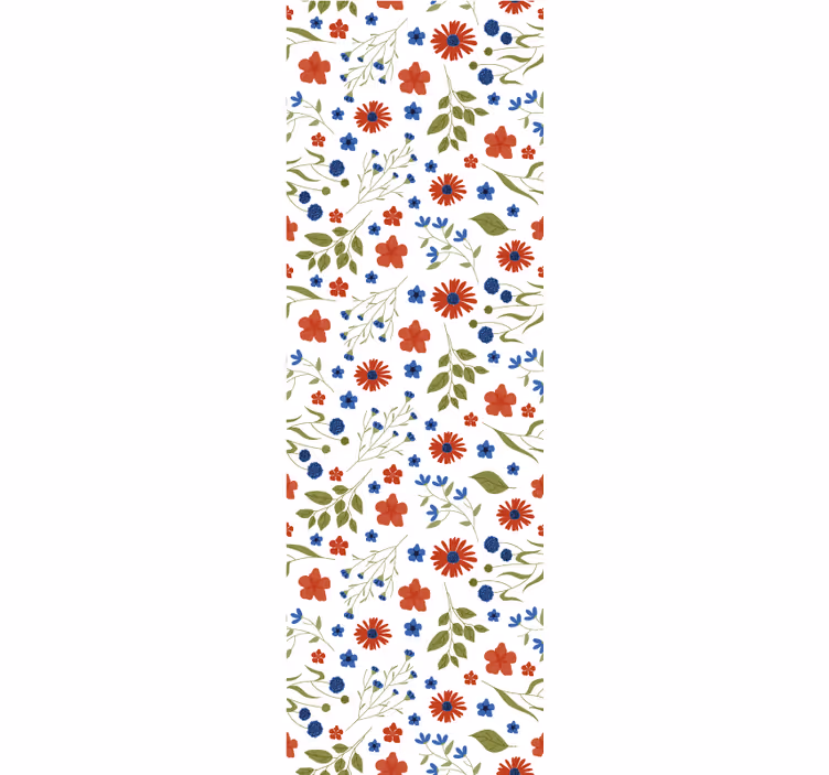 Papier peint floral motif détaillé - TenStickers