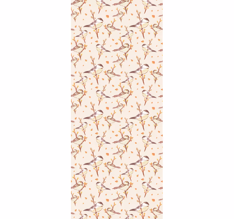 Papier peint floral motif de grâce florale - TenStickers