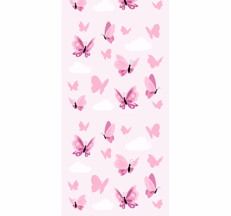 Papier peint papillons papillons en vol - TenStickers