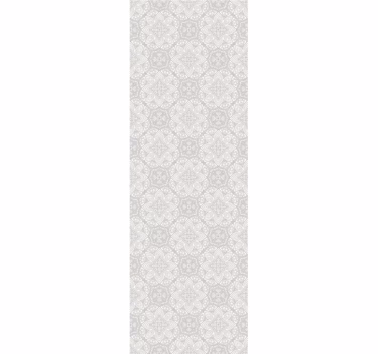 Papier peint ornemental fleurs complexes - TenStickers