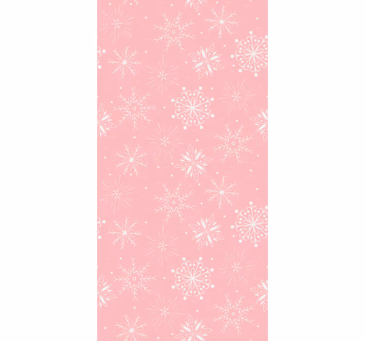 Papier peint de Noël scène festive de rennes - TenStickers