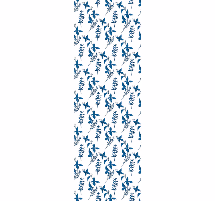 Papier peint floral composition botanique douce - TenStickers