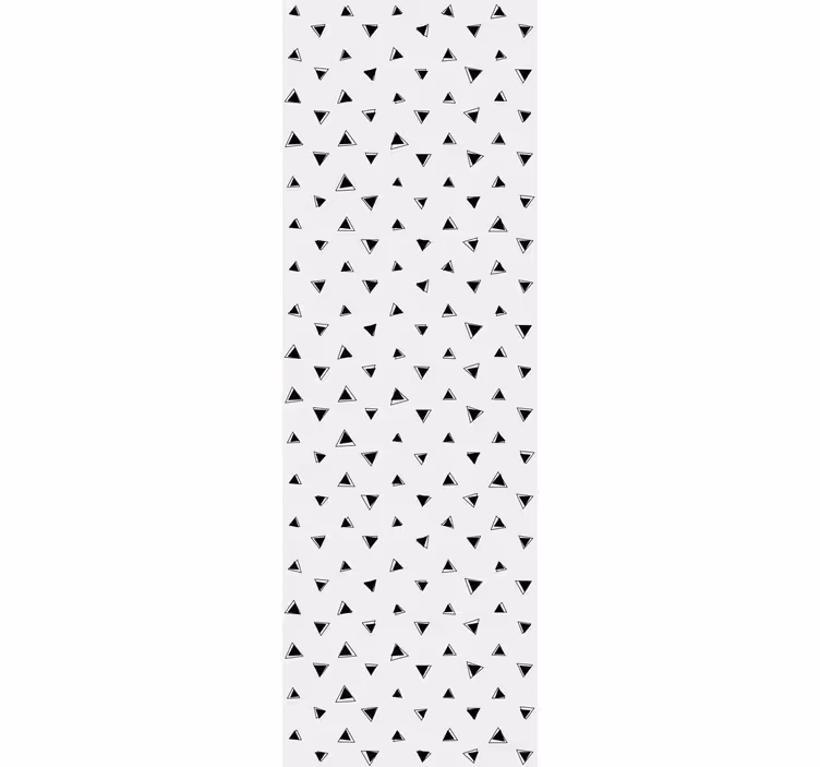 Papier peint triangle Petits triangles noirs - TenStickers