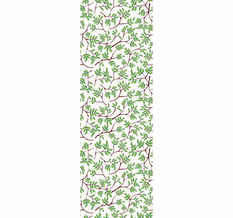 Papier peint feuillage branches botaniques - TenStickers