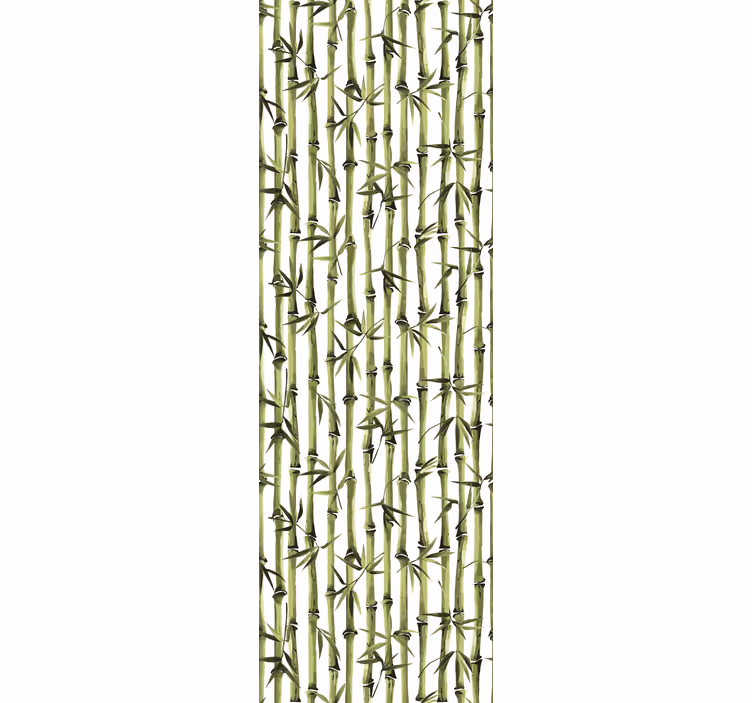 Papier peint nature motif en bambou - TenStickers