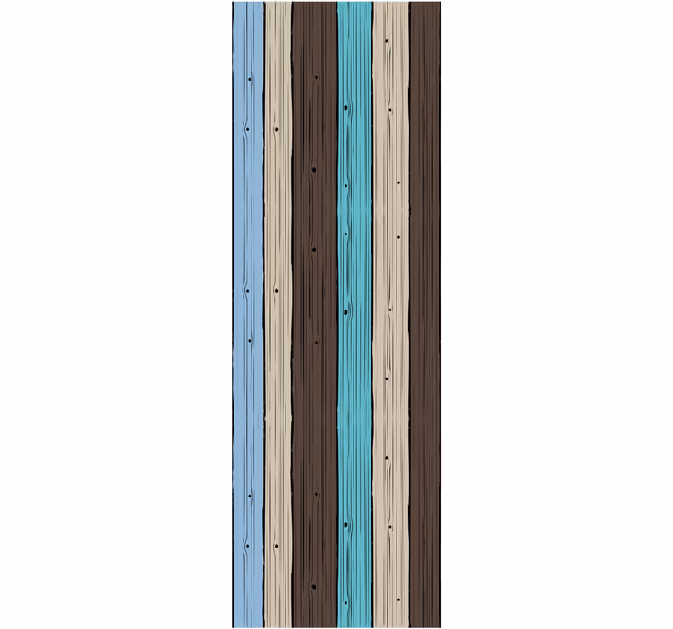 Papier peint bois planches stylisées - TenStickers