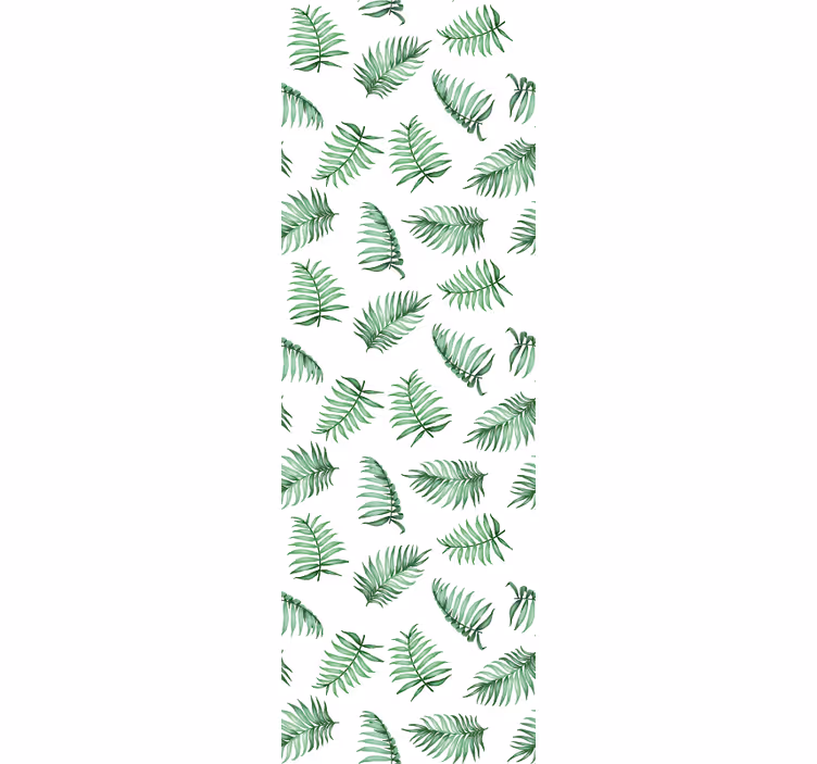 Papier peint feuillage fougères tropicales - TenStickers