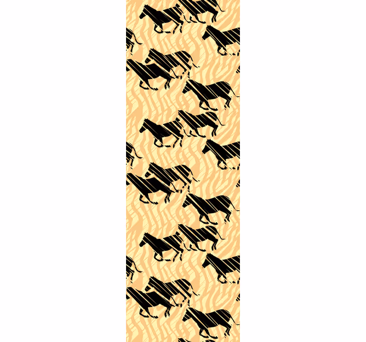 Papier peint animaux motif zèbre - TenStickers
