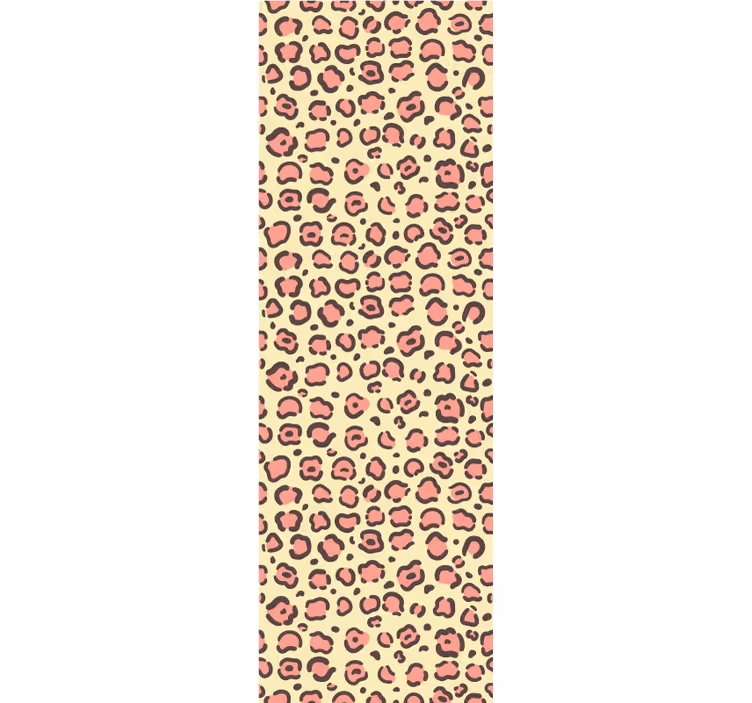 Papier peint carrelage motif imprimé léopard - TenStickers