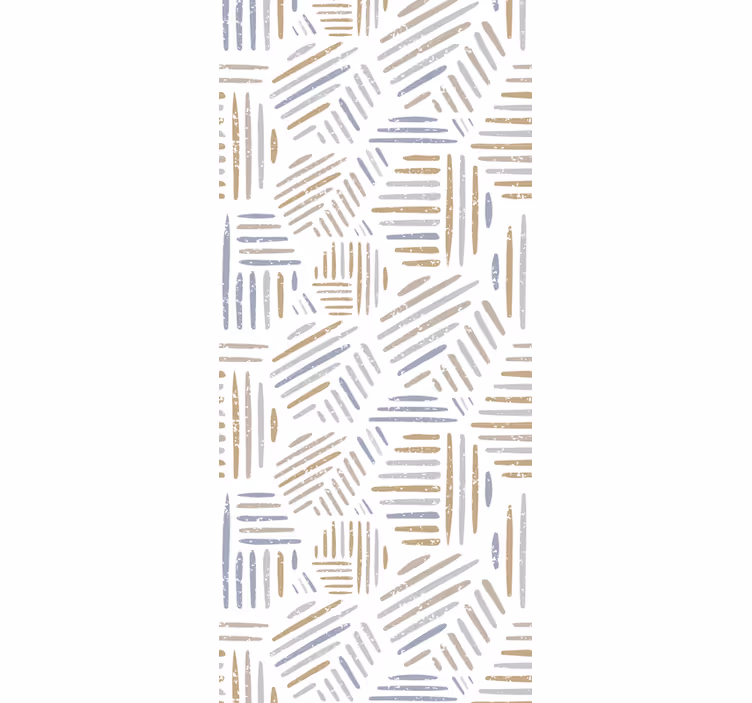 Papier peint formes géométriques motif linéaire abstrait - TenStickers