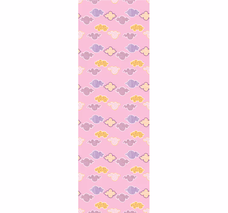 Papier peint chambre bébé motif de ciel nuageux - TenStickers