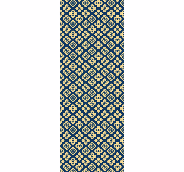 Papier peint fleuri à motif ornemental - TenStickers
