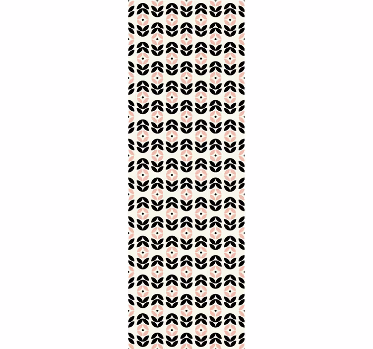 Papier peint ornemental motif de pétale géométrique - TenStickers