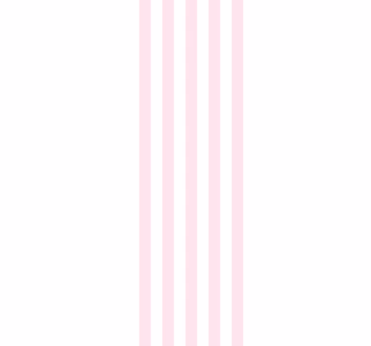 Papier peint rayures motif minimaliste rose et blanc - TenStickers