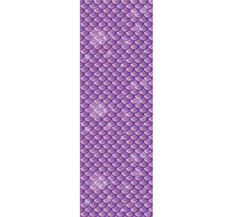 Papier peint lilas écailles de sirène - TenStickers