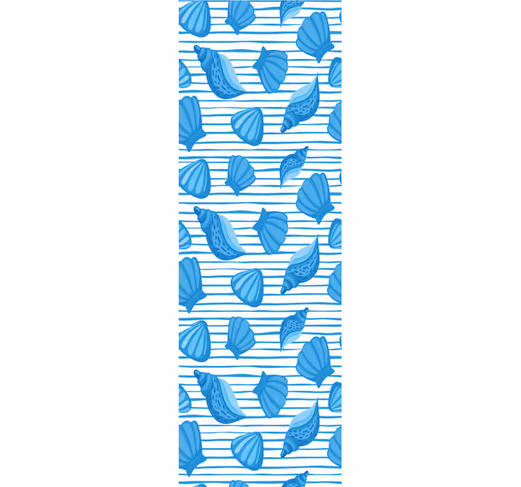 Papier peint nature motifs coquillages - TenStickers