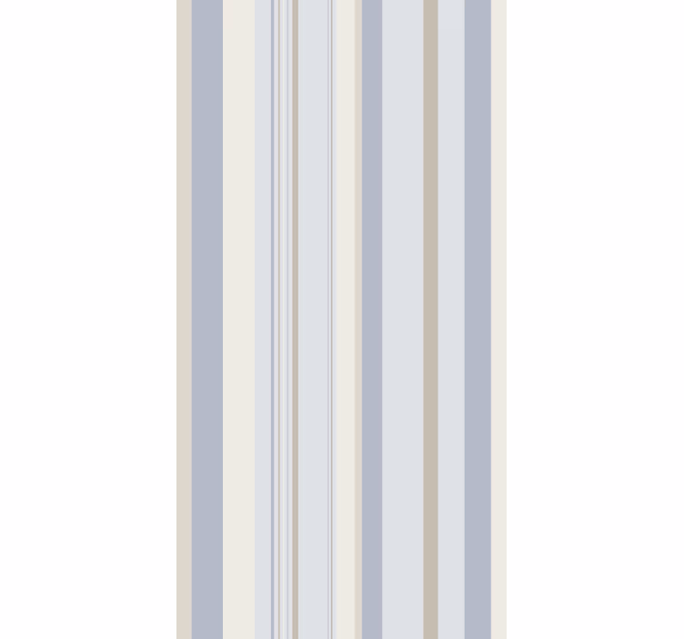 Papier peint ligne verticale motif gris élégant - TenStickers