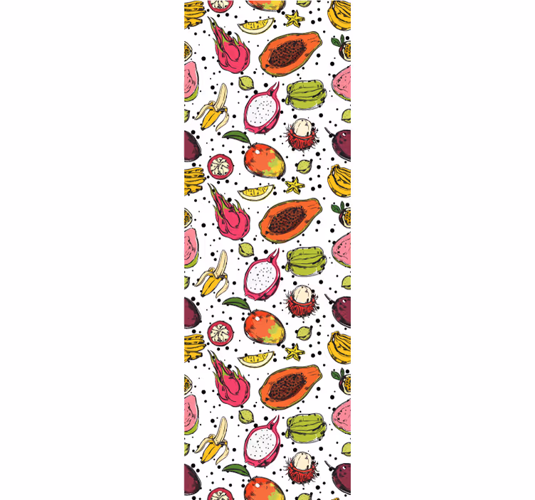 Papier peint nature délice aux fruits tropicaux - TenStickers