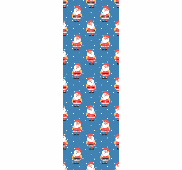 Papier peint de noël motifs joyeux du père noël - TenStickers