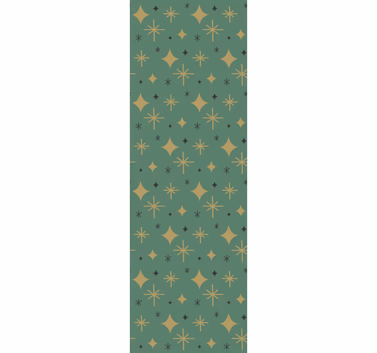 Papier peint de Noël géométrie festive - TenStickers