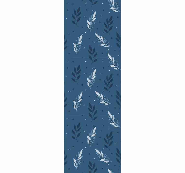 Papier peint de Noël feuillage saisonnier - TenStickers