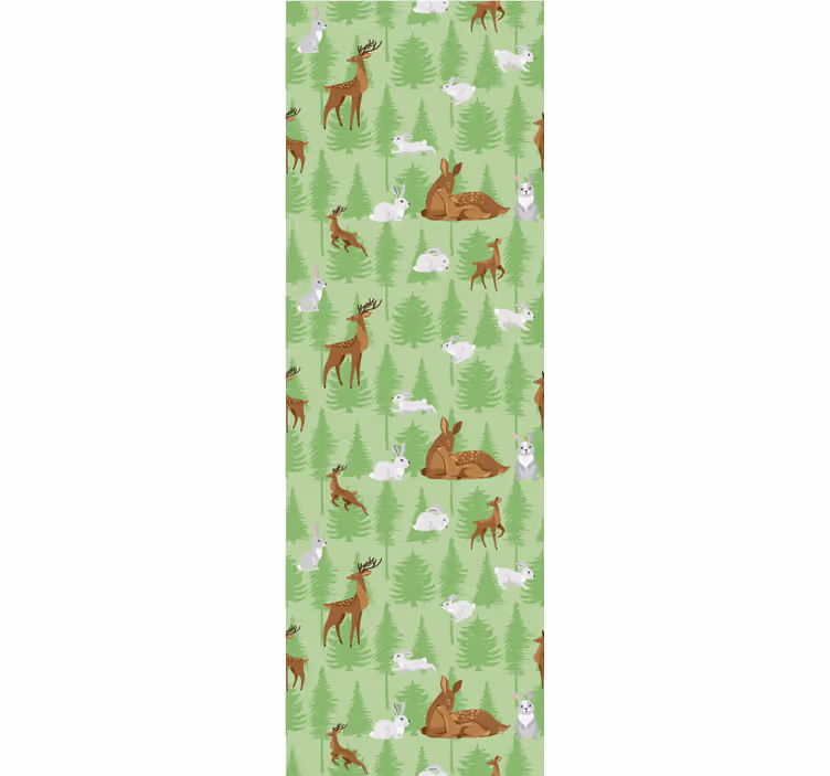 Papier peint animaux motif animal de la forêt - TenStickers
