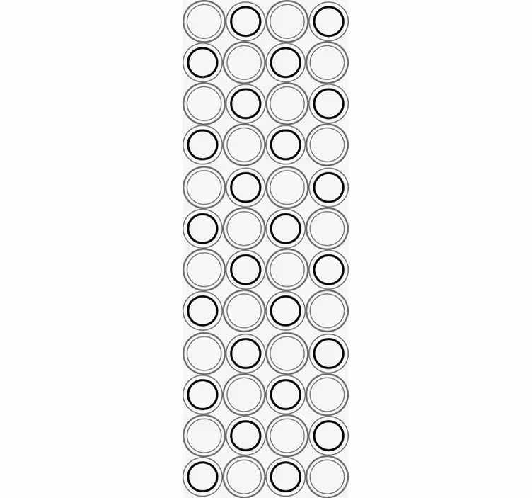 Papier peint cercles motif concaténé - TenStickers