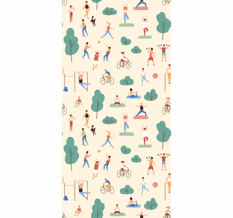 Papier peint nature activités extérieures - TenStickers