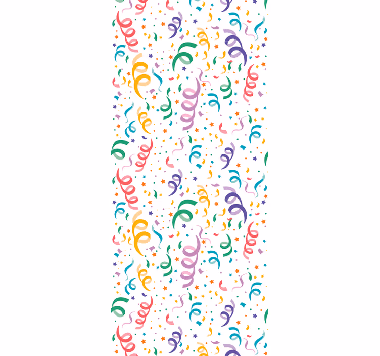 Papier peint chambre bébé conception de confettis festifs - TenStickers
