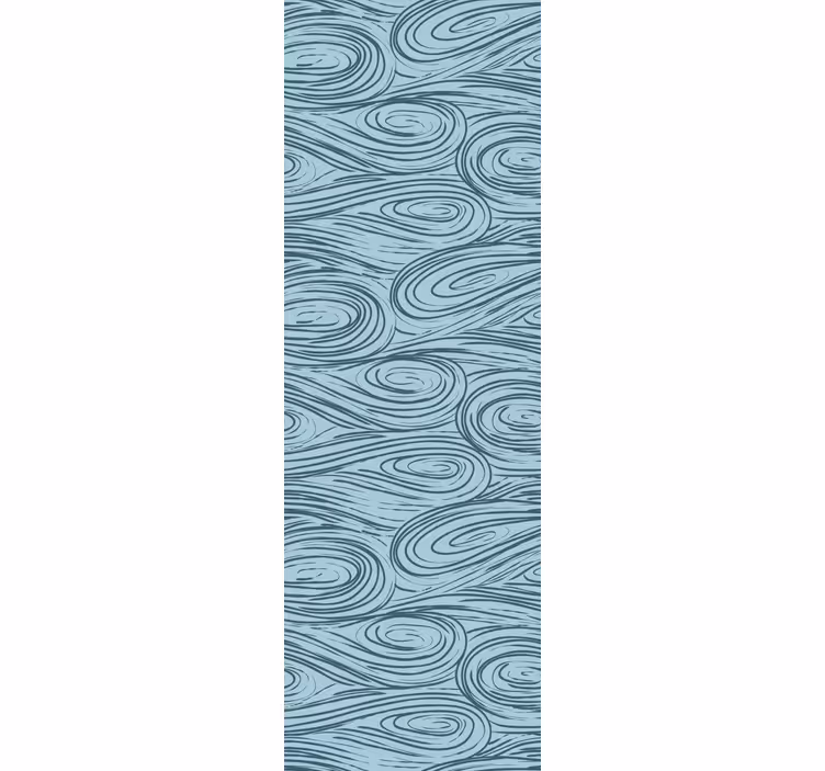 Papier peint abstrait motif de vague fluide - TenStickers