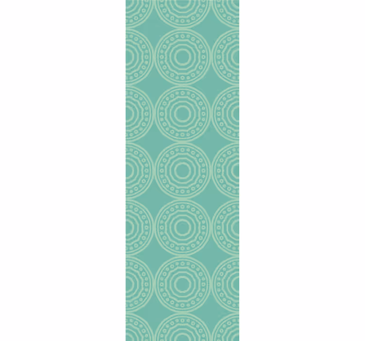 Papier peint cercles vibrations à motifs circulaires - TenStickers