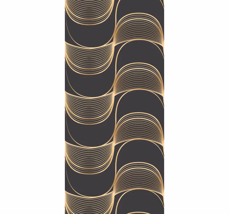 Papier peint formes géometriques motifs de lignes élégants - TenStickers